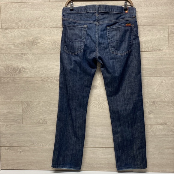 7 For All Mankind Button Fly Standard Fit Jeans - Picture 2 of 11